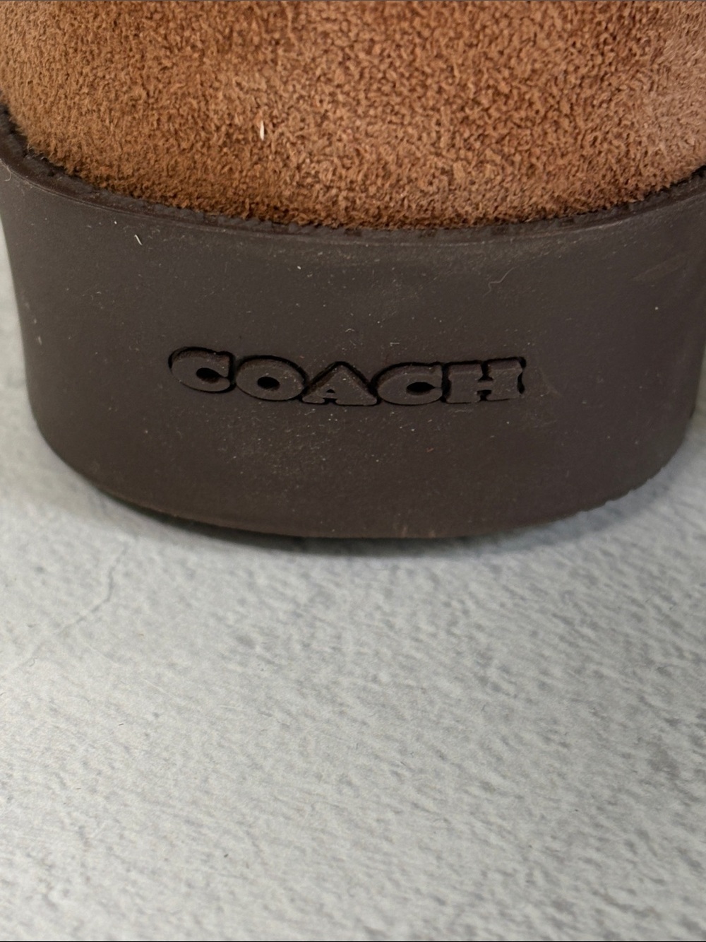Coach Brown Suede Roper Boots NWT 9 - Picture 10 of 16